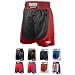 Ringside Pro-Style Boxing Trunks (Black-Red, Medium)