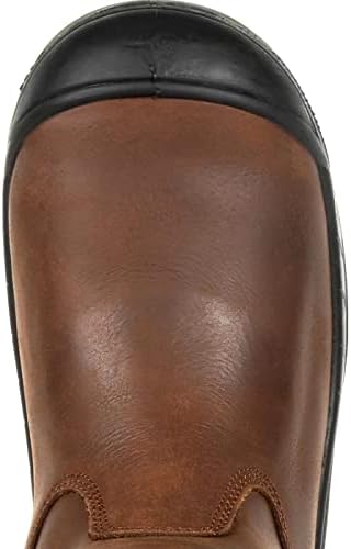 Rocky Men's Worksmart Composite Toe Internal Met Guard Work Boot Mid Calf, Brown, 13 M US | Image 5