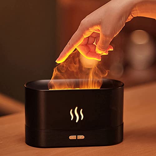 DONDA Aromatherapy Essential Oil Diffuser with Flame Light| 180mL...