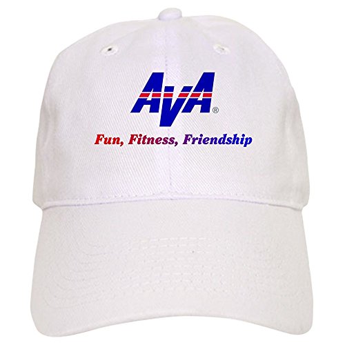 CafePress Ava Fun, Fitness, Friendship Unique Adjustable Baseball Hat White