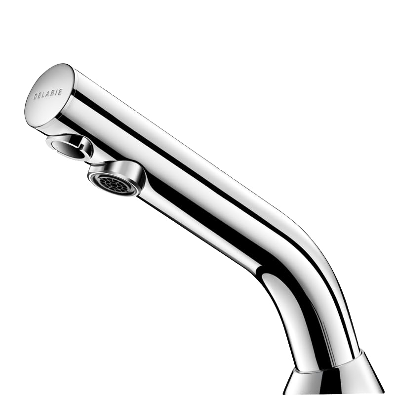 Robinet électronique BINOPTIC M Delabie infrarouge pour sanitaire public