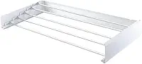 Varal de Parede Retrátil 80cm Estrutura Discreta Ideal para Secagem Prática em Casas Apartamentos e Varandas