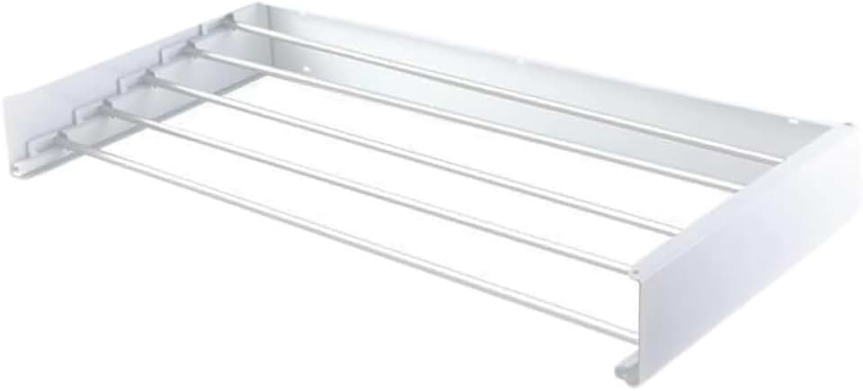 Varal de Parede Retrátil 80cm Estrutura Discreta Ideal para Secagem Prática em Casas Apartamentos e Varandas