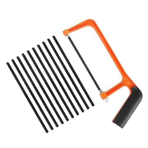 YingMengZhiGe Metallsäge Mini Handsäge Eisensäge Klein Für Metall Holz Kunststoff Handsägen Bügelsäge Set Hacksaw Mini Sägen Puk Säge Für Heimwerker Holzsäge Klein Puksäge Metall