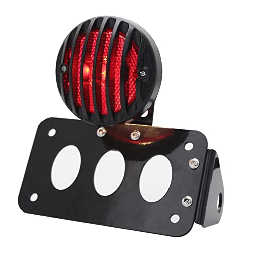Support de plaque d'immatriculation moto 12V avec feu de freinage LED pour Sportster Bobber
