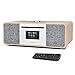 Produktbild LEMEGA All-in-One Smart Music System (2.1 Stereo) with CD, Wi-Fi, Internet Radio, Spotify, Bluetooth, DLNA, DAB, DAB+, FM Radio, Clock, Alarms, Presets, and Wireless App Control - Satinweiß