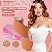 Mr.Tuber Boob Tape Kit, Invisible Nipple Covers & Fashion Tape Set,Reusable Silicone Nipple Pasties, Fashion Tape, Disposable Breast Petals,Invisible Adhesive Bra for Women with Travel Case Beige