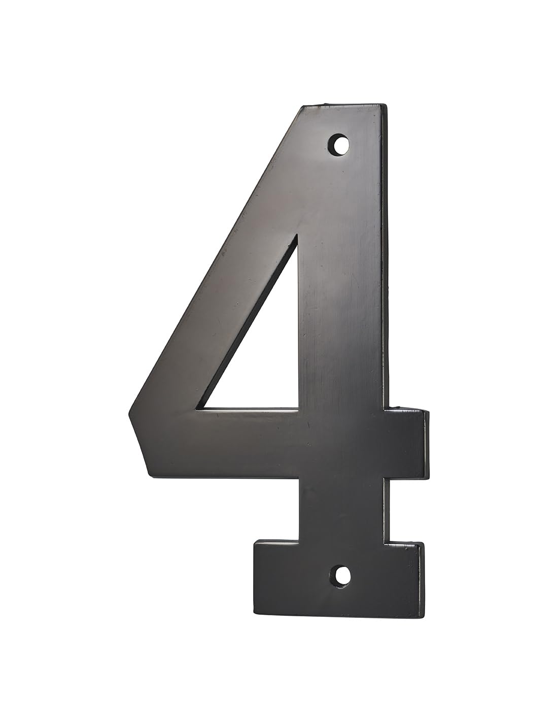 THIRARD 00967164 Height 80 mm Black Screw-On, Wall Plate with Signage, Number 4, Accessories Door Equipment