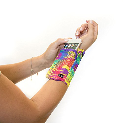 Sprigs Banjees 2 Pocket Wrist Wallet - Spin Art, One Size Fits Most by Sprigs - Image 3