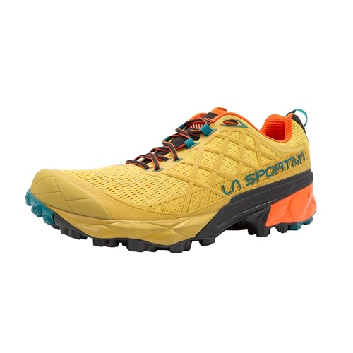 La Sportiva Mens Akyra II Hiking Shoes, Bamboo/Everglade, 11.5