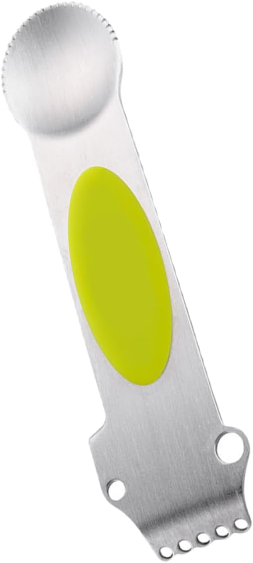 Stainless Steel Lemon Peel Grater Knives Multi-functional Wire Cutter for Easy Citrus Peeling for Kitchen Cocktail Garnishing Premium Kitchen Gadget Yellow
