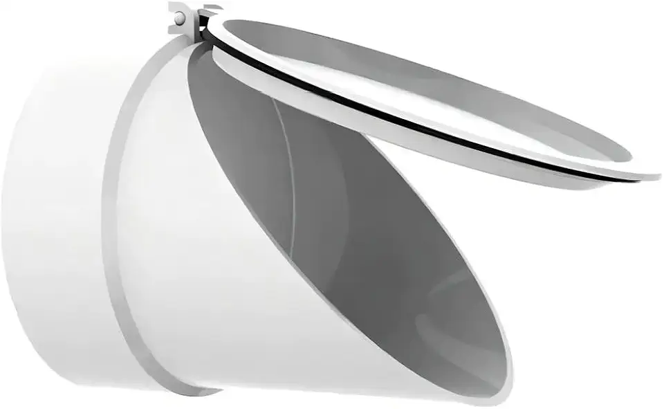 Válvula Retenção PVC 100mm Vale plast Para Esgoto Antirretorno Cheiro