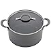 Circulon 84564 Elementum Hard Anodized Nonstick Cookware Set / Pots and Pans Set - 10 Piece, Gray