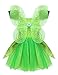 MSemis Costume Disfraz Hada de Bosque Niñas Vestido Princesa Tutú Verde Cosplay...