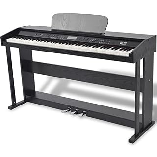 Ksodgun Piano Numérique Pédale 88 Touche Noir Panneau Mélamine Piano Électrique - Les Beatles, Paul McCartney, John Lennon, RIngo Starr, George Harrison Ksodgun Piano Numérique Pédale 88 Touche Noir Panneau Mélamine Piano Électrique – Image 2