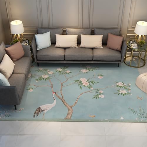 Tapis lavable en machine 150x240cm doux et durable pour salon
