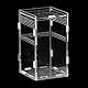Fütterungsbox,Reptil Fütterungsbox,Acryl Terrarium,Zuchtbox Anti-Flucht,Reptilienzuchtbox Acryl,Reptilien Terrarium Box für Spide,Skorpion,Gottesanbeterin,Reptilien Lebensraum,12x12x20CM