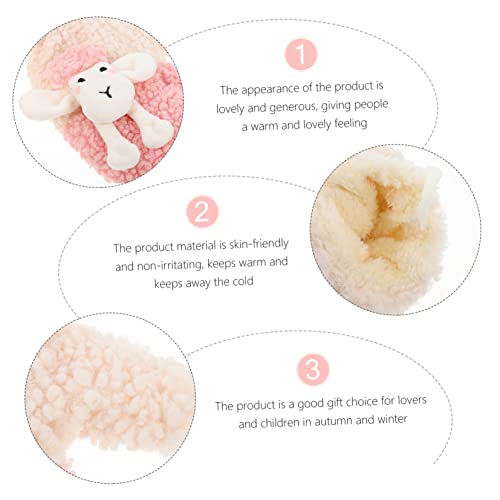 NOLITOY Warm Gloves for Women Girls Thicken Mittens Cute Cartoon Mittens Winter Gloves Plush3