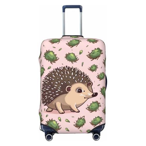 Travel Luggage Cover Cartoon hedgehog Suitcase Protector Elastic Washable Stretch Suitcase Protector Anti-Scratch Travel Suitcase Cover Fit 18-32 Inch Luggage