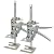 Labor Saving Arm Tool Jack, 2 Packs New Version Hand Tool Arm Lift, Wall Tile Locator, Door Panel Lift, Washing Machine Leveling, Controlled Release, 260lbs Lift Capacity
