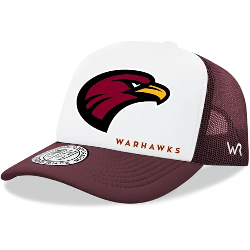 BH Fashion Company University of Louisiana Monroe Warhawks ULM Trucker Mesh Snapback Jumbo Cap Maroon