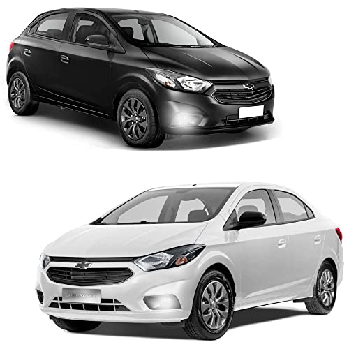 Kit Farol de Milha Onix Prisma 2017 a 2019 Auxiliar Neblina Botão Original