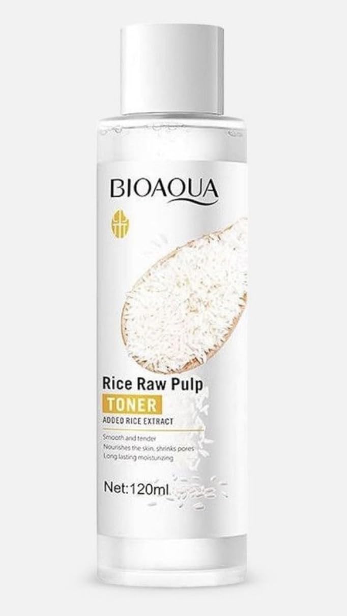Rice Extract Hydrating Facial Toner, Skin-Nourishing Face Toner for Day &amp; Night Use, Pore Refining &amp; Moisturizing, Gentle Daily Skincare, 120 ml
