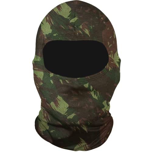 Kit 4 balaclavas balaclava touca toca ninja bandana UV50+ Cor:Verde camuflado exército