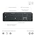 Logitech MX Keys S Wireless Keyboard, Low Profile, Fluid Precise Quiet Typing, Programmable Keys, Backlighting, Bluetooth, USB C Rechargeable, for Windows PC, Linux, Chrome, Mac - Graphite