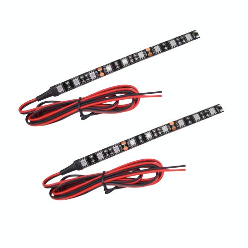Kingshowstar 2Pcs 18 Led Strip Universal Motorcycle Bike Amber Led Turn Signal Indicator Blinker Light 12V #TOP4