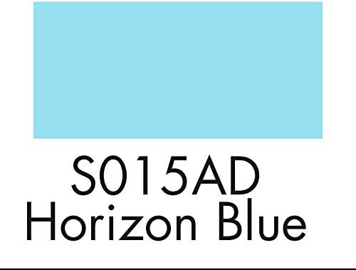 Miniatura 2 de AD Marker Chartpak Spectra, Tri-Nib y cepillo de doble punta, azul horizonte, 1 cada uno (S015AD)