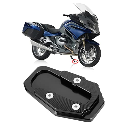 Placa de extensão de kickstand de motocicleta grcfumo, bloco de extensão de alínea de alumínio, bloc