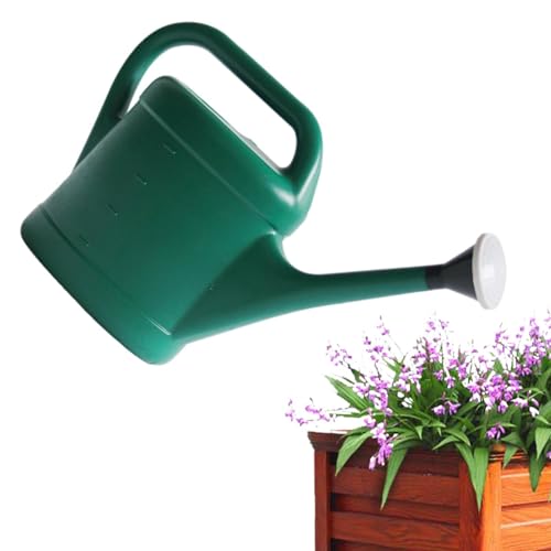Besreey 1 Pieces Regadera Caño Largo De Jardín, 3L Regadera para Regar Plantas, Aspersor para Macetas De Jardín, Accesorios para Riego De Césped, para Interiores Y Exteriores