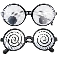 2 Gafas Divertidas con Ojos Oscilantes, Gafas de Fiesta para