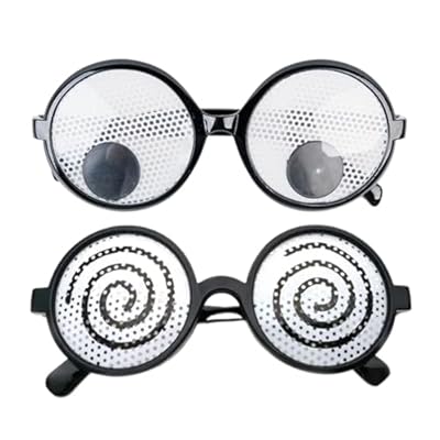 2 Gafas Divertidas con Ojos Oscilantes, Gafas de Fiesta para Fotos, Accesorios de Disfraces, Cosplay y Fiestas Infantiles para Adultos | Ya disponible en tu tienda friki favorita! En mundofriki.es!
