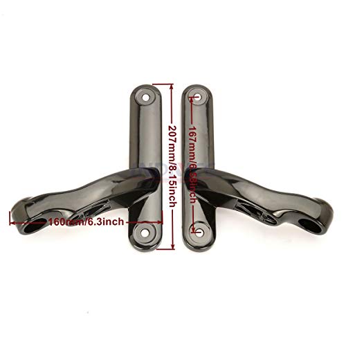 LED Auxiliary Lighting street glide FLHX fog light Bracket road king Fit For Harley Turn Signal Spotlight Fit For Harley Davidson CVO passing lighting Matte black - Thumbnail 4
