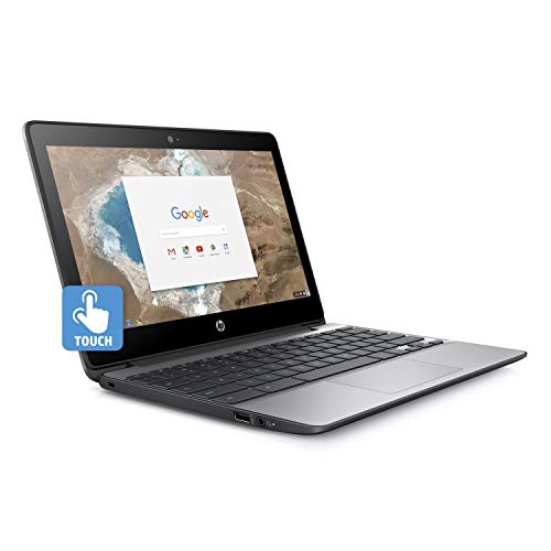 Image of HP 11.6in 11-v020nr HD IPS Gorilla Glass Touchscreen Chromebook, Intel Celeron N3060 Dual-Core, 4GB DDR3, 16GB SSD, 802.11ac, Bluetooth, Chrome OS (Renewed)