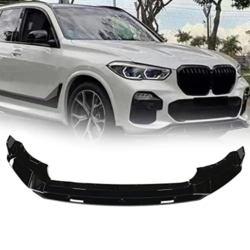 Kit Lèvre de Pare-Chocs Avant BMW X5 G05 2019-2022 Noir Brillant