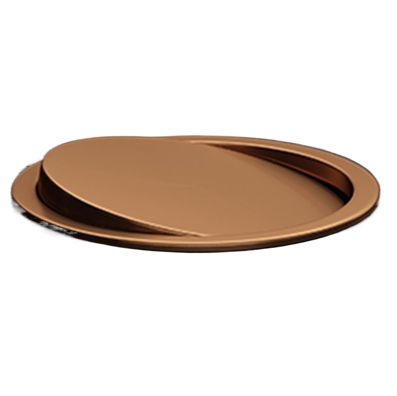 Recessed Trash Can Lid, 1Pc Built-in Trash Can Lid - Modern Embedded Wastebasket for Kitchen Countertop