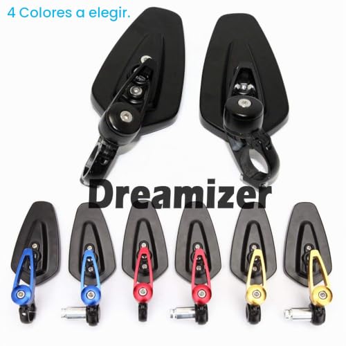 Espejos Retrovisores Moto para Rutas en Street Bike y Cruiser 7
