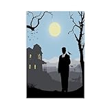 Alfred Hitchcock Leinwand-Poster, Wandkunst, Dekordruck, 