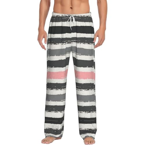 Pantalon de pyjama pour homme à rayures pour des week-ends cocooning