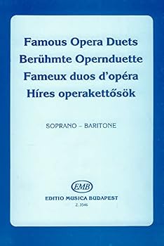 Paperback FAMOUS OPERA DUETS soprano and baritone, with piano accompaniment (Voices with Piano) Book