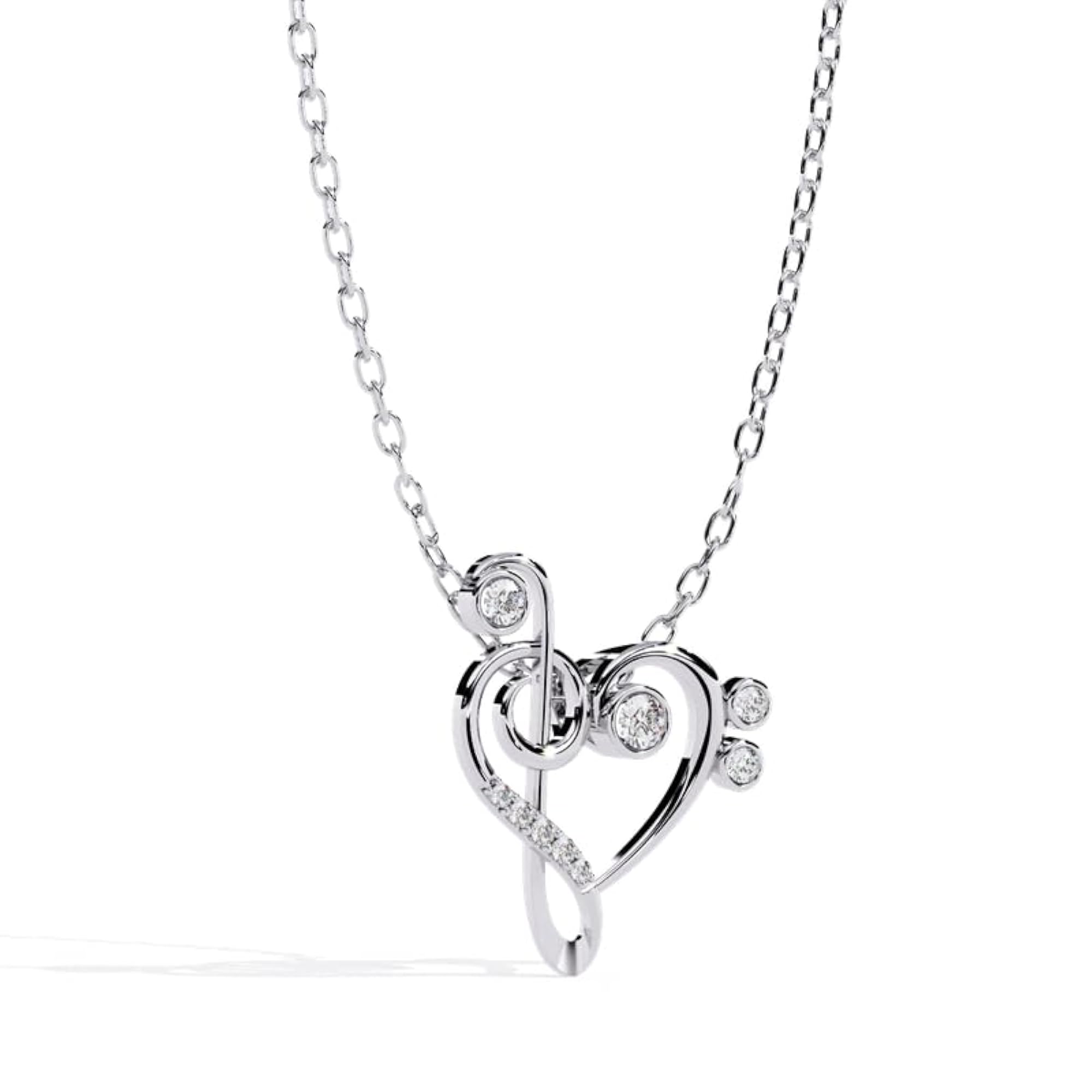 Women's 925 Sterling Silver Necklace, Hallmarked with Secure Clasp