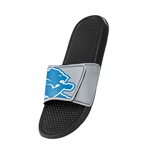 Image of FOCO mens NFL Team Cropped Big Logo Shower Sport Slide Flip Flop Sandals