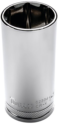 Titan 62334 1/2" Drive 6 Pt. Deep Socket - 1-1/16"