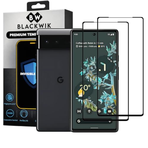 Image of Blackwik Premium Tempered Glass for Google Pixel 6A | 2-Pack