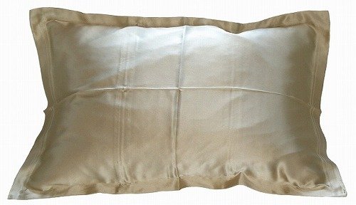 Amazon.co.jp: シルク100％ シルクサテン 枕カバー ベージュ : Home