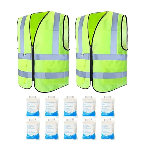 Gilet de sécurité veste homme 10 poches pour travailler et bricoler