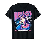 Hola? Retro Vibes Anime Art Estética Camiseta